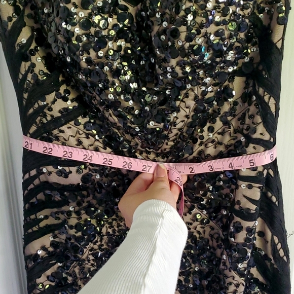 Beaded Black Formal Gown - Picture 12 of 14